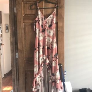 Angel Biba floral high low maxi